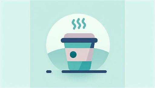Illustration of coffee cup representing barista fire