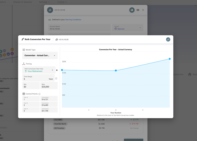 Can I model Roth Conversions? - ProjectionLab
